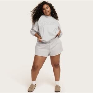 Women's Mid-Rise Pull-On Sweatshorts - Parke x Target Heather Gray Sz M In Hand